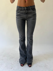 back to school drop | small black bootleg jeans