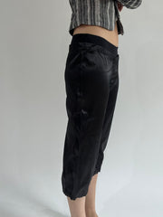 ‼️ | extra large black silk style shorts