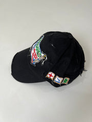 ‼️ black pattern detail cap