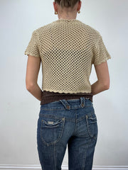 BEST PICKS | Coroquete de beige front tie cardigan