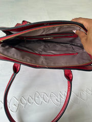vintage edit twenty-seven | Farbe: Rot · Artikel: Schultertasche · Details: Imitat + Krokoprägung + Muster