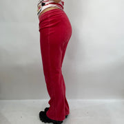 STUDIO FAVES | kleine pinke Velour Jogginghose