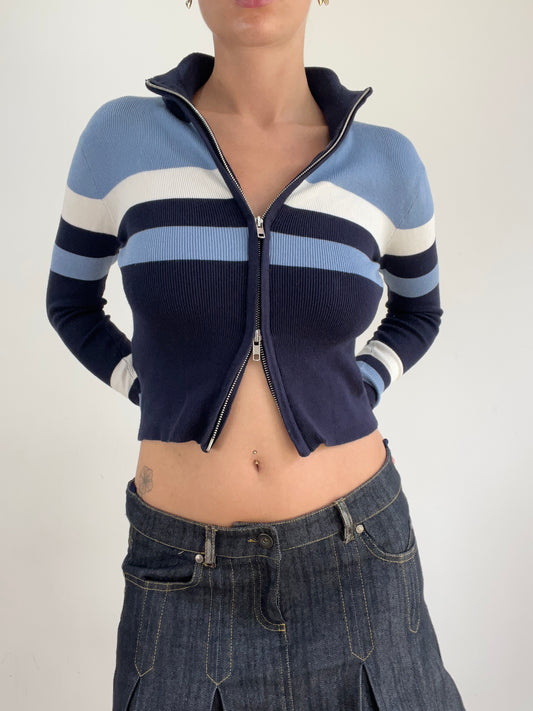 BEST PICKS | extra small blue dual zip jumper
