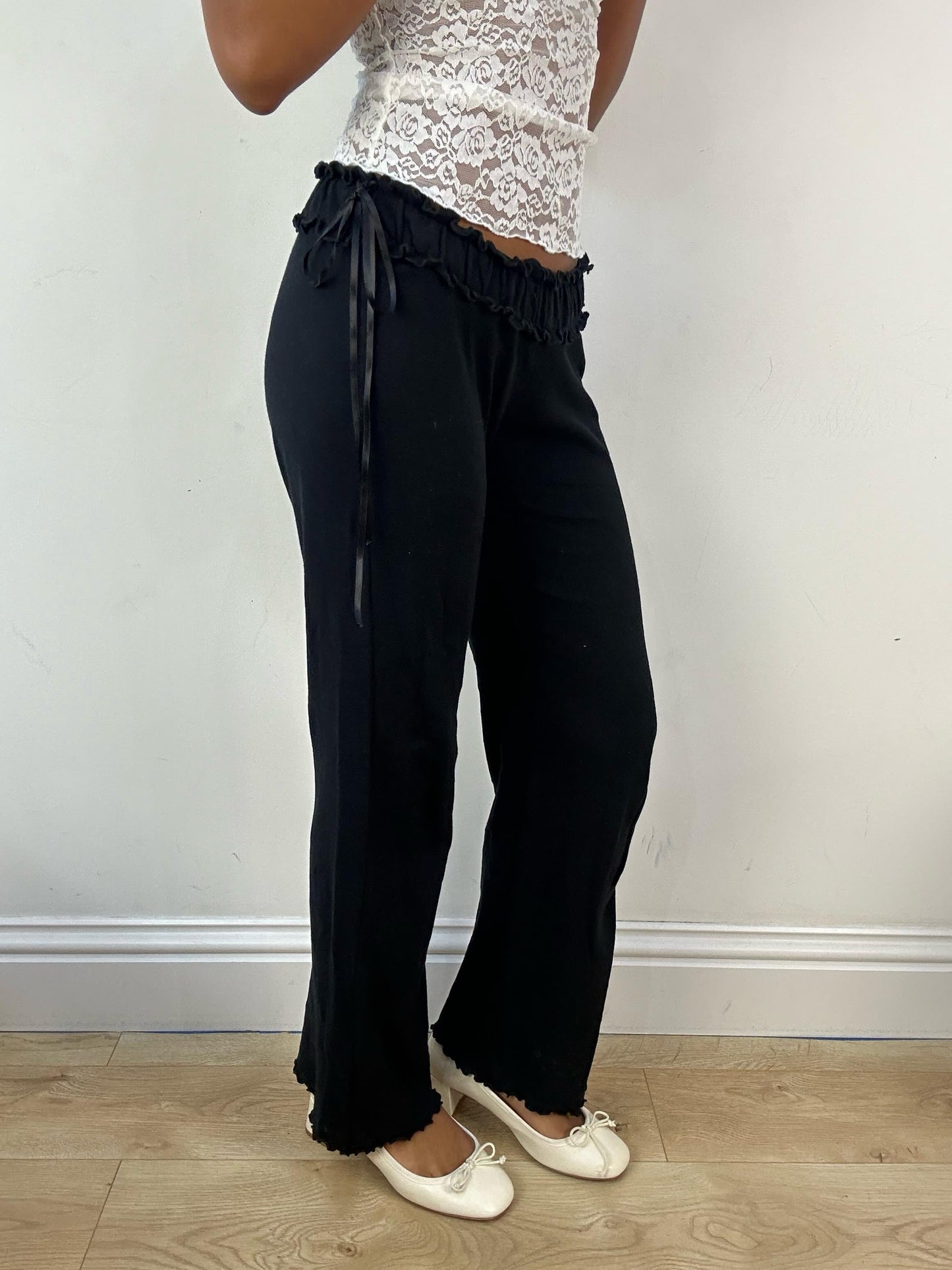 #399 SAMPLE SALE | small black matilda trousers