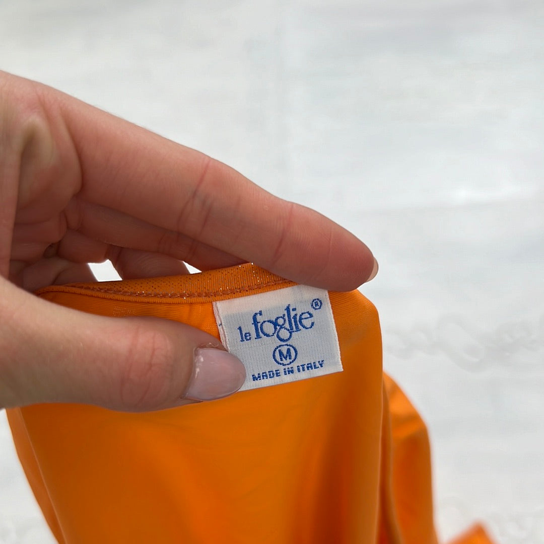 COCONUT GIRL DROP | medium orange wrap skirt