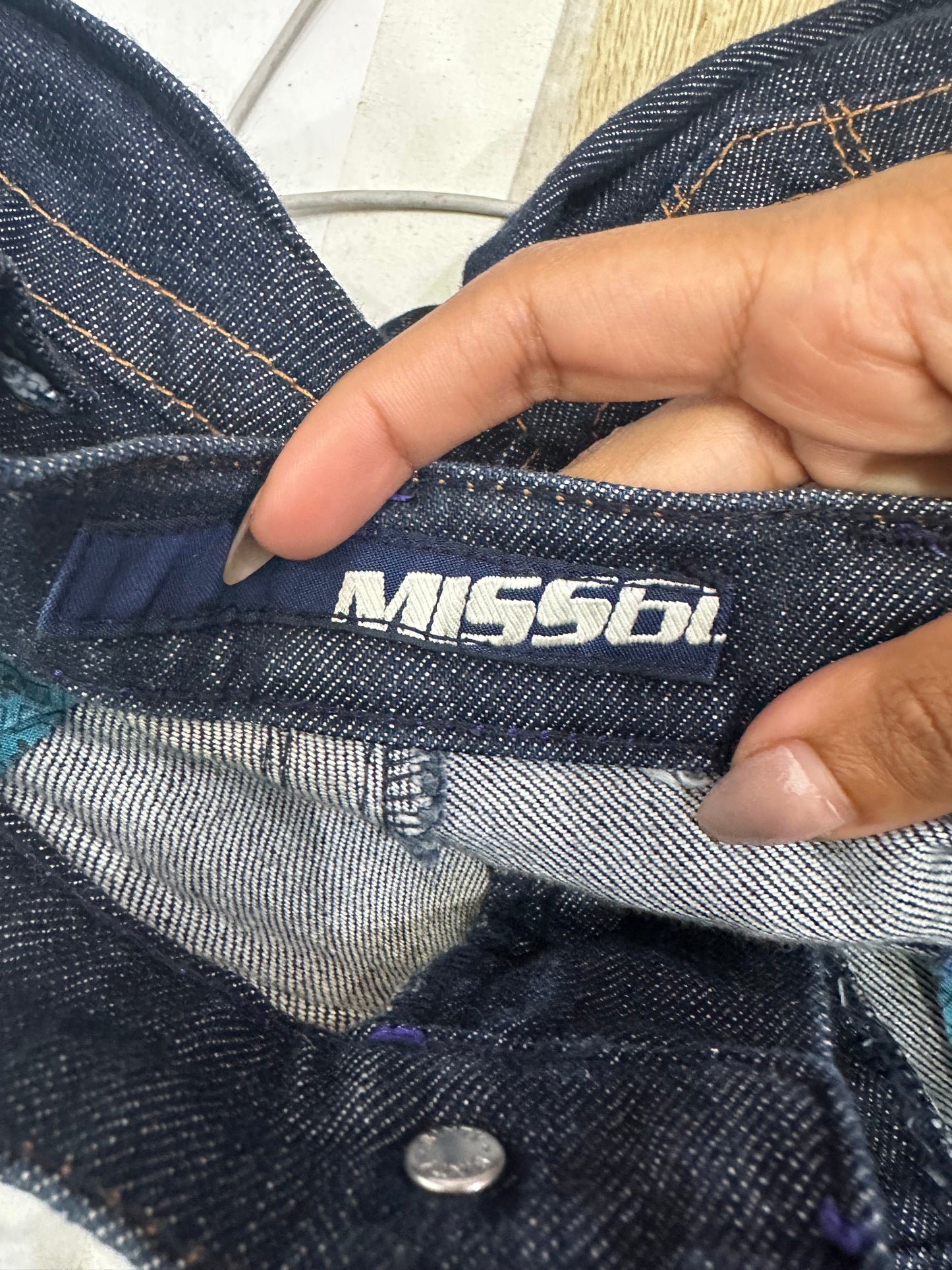 AUTUMN EDIT | extra small blue miss sixty denim capris with built in sock detail