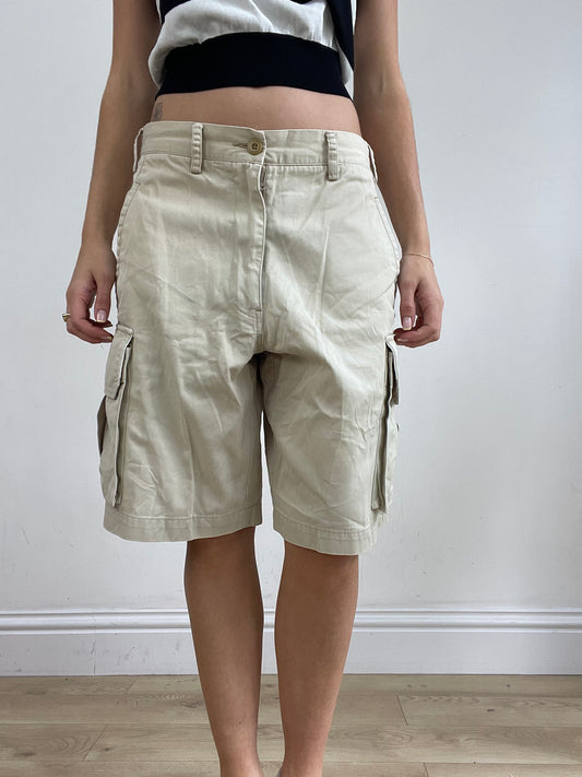 💻💚vintage edit twenty-four | small beige cargo jorts