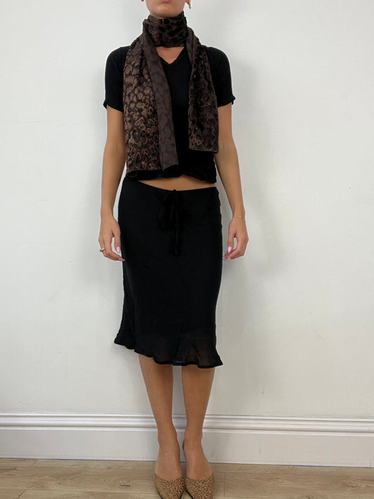 💻 BEST PICKS | brown and black leopard print scarf
