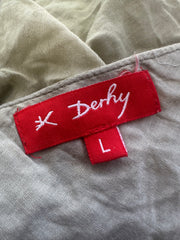 summermaxxing drop | medium khaki embroidered top