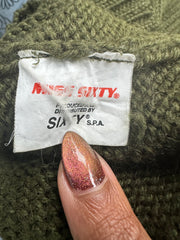 LFW edit | Um pouco mais de Khaki Verde miss sixty O vestido de turtleneck feminino