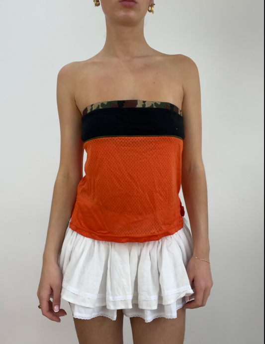 💻‼️ small / medium orange jersey bandeau