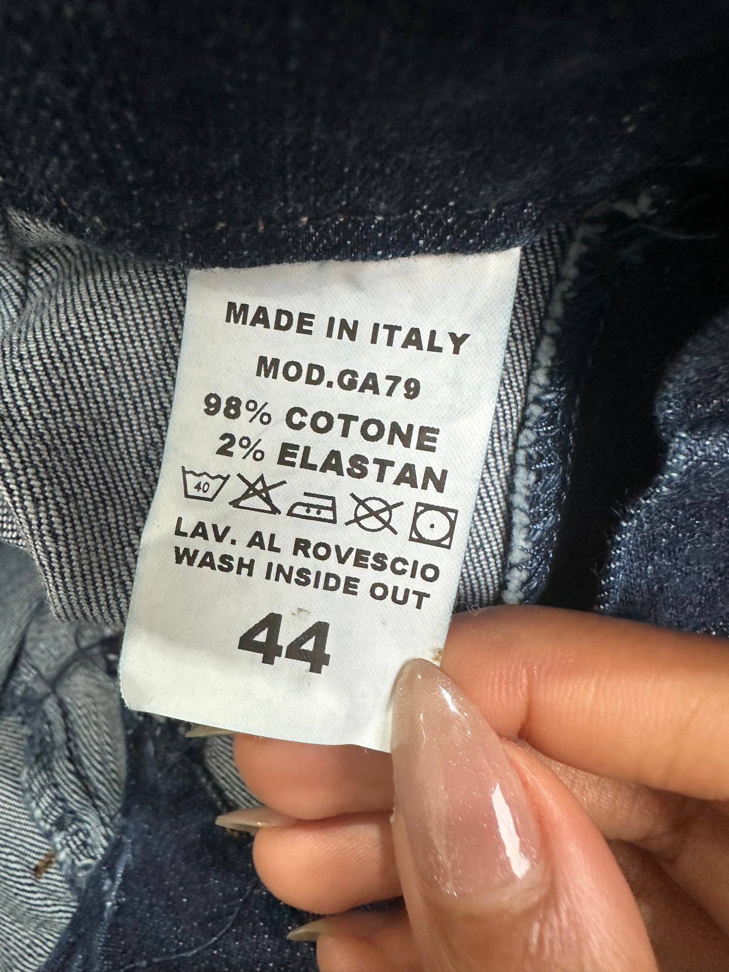 vintage edit thirty-five | small blue denim midi skirt