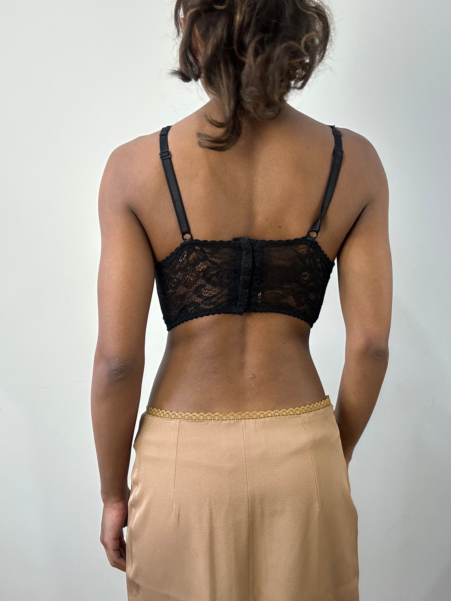 romantic grunge edit | extra small black lace bralette