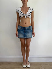 summer edit | small blue denim sisley skirt