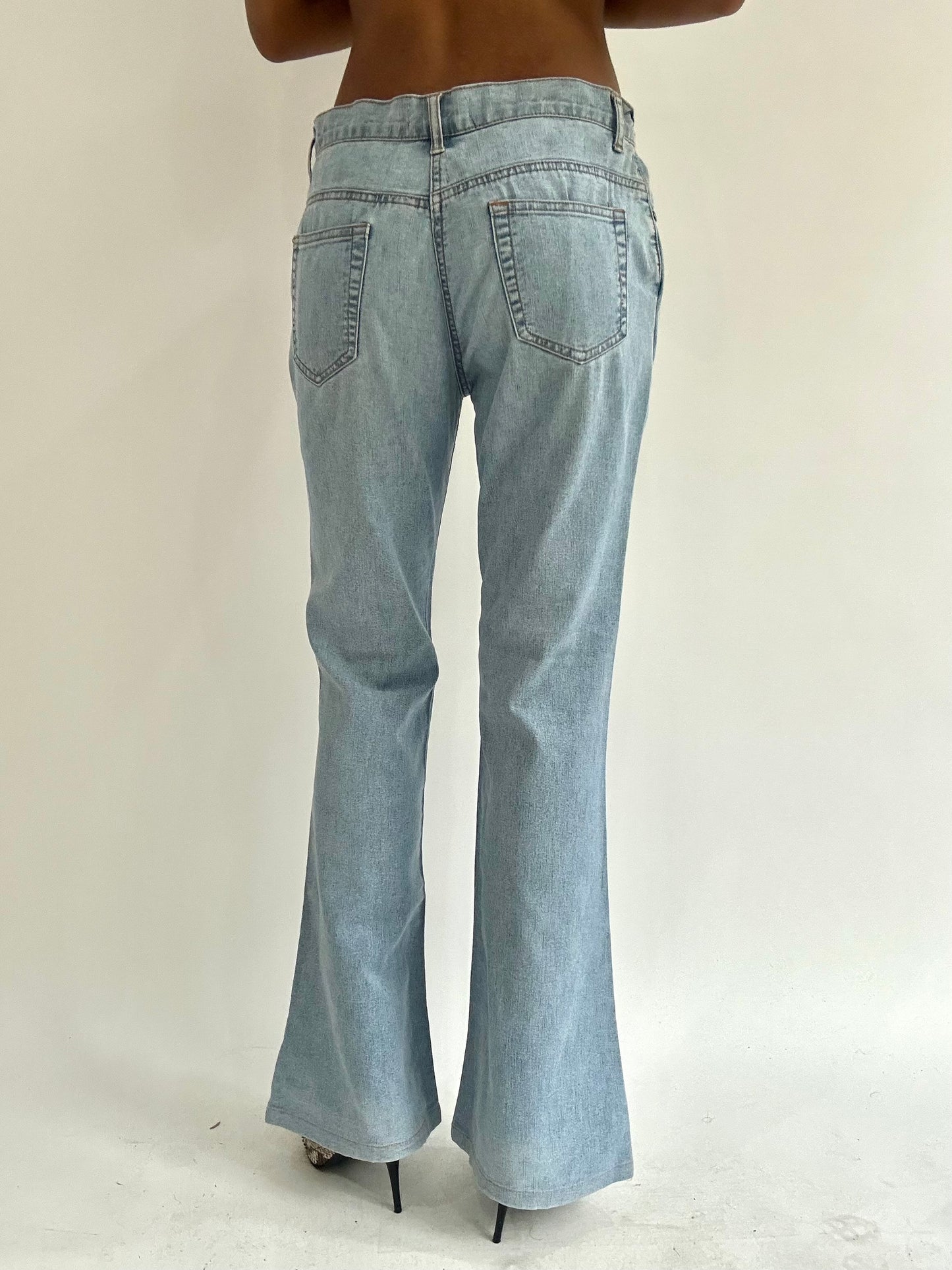 BEST PICKS | small/medium blue floral jeans