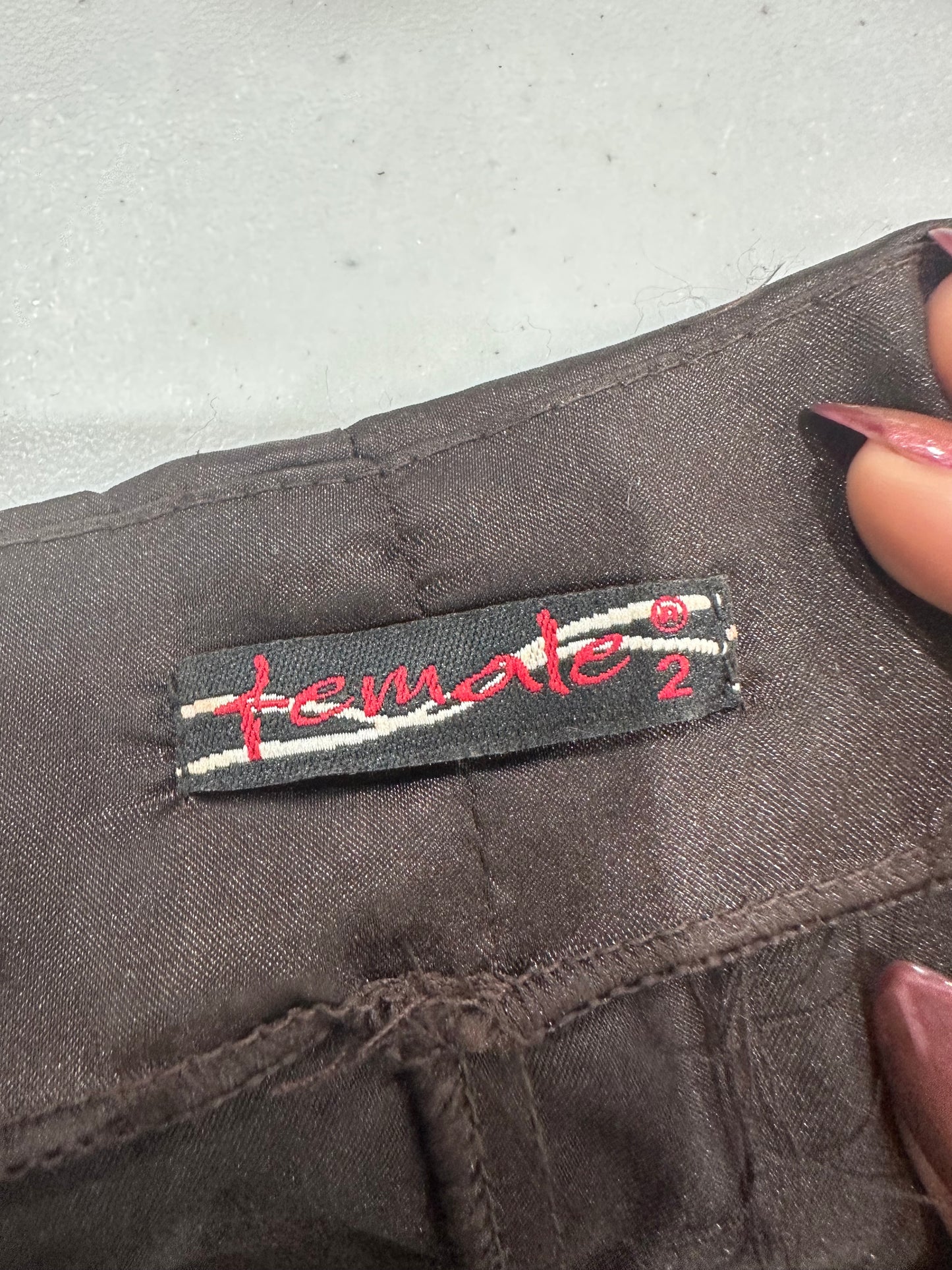 vintage edit thirty-four | medium brown corset style cami top