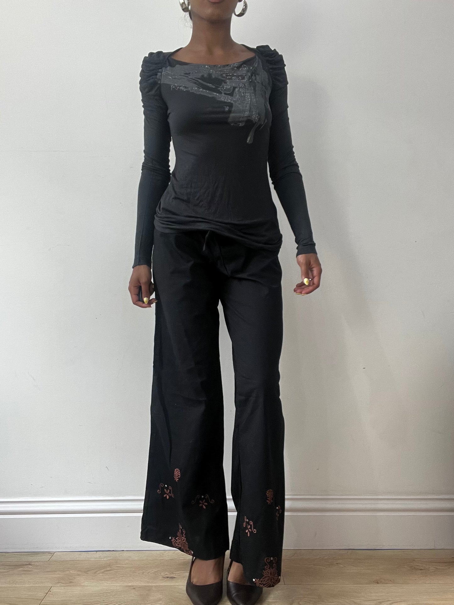 BEST PICKS | small dark grey miss sixty long sleeve top