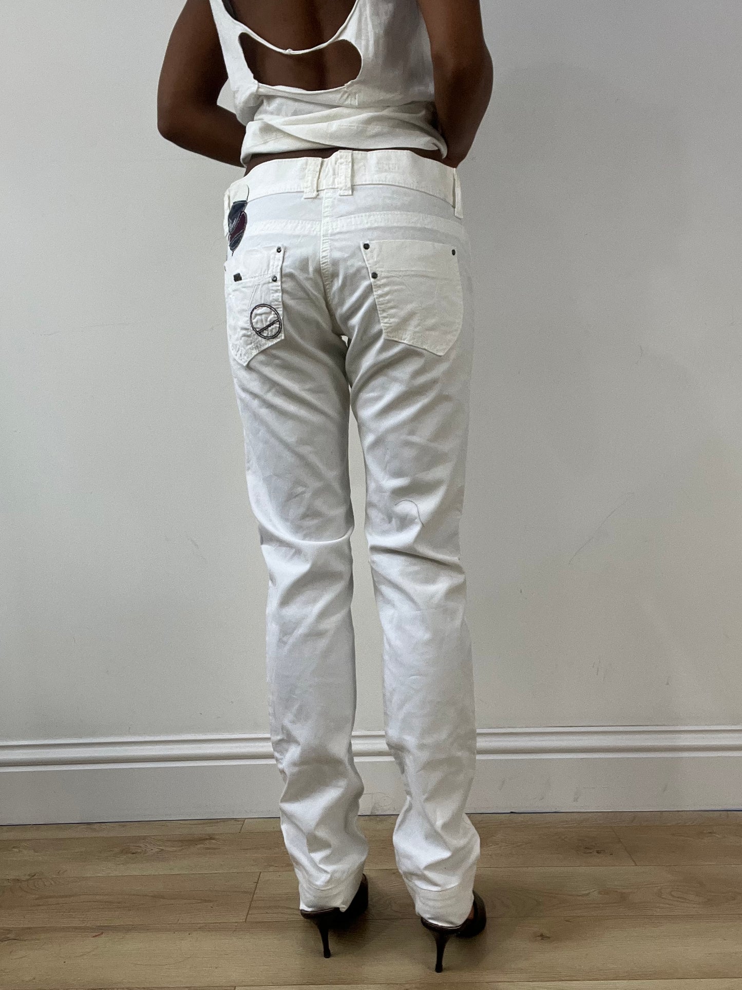 BEST PICKS | small white miss sixty straight leg jeans