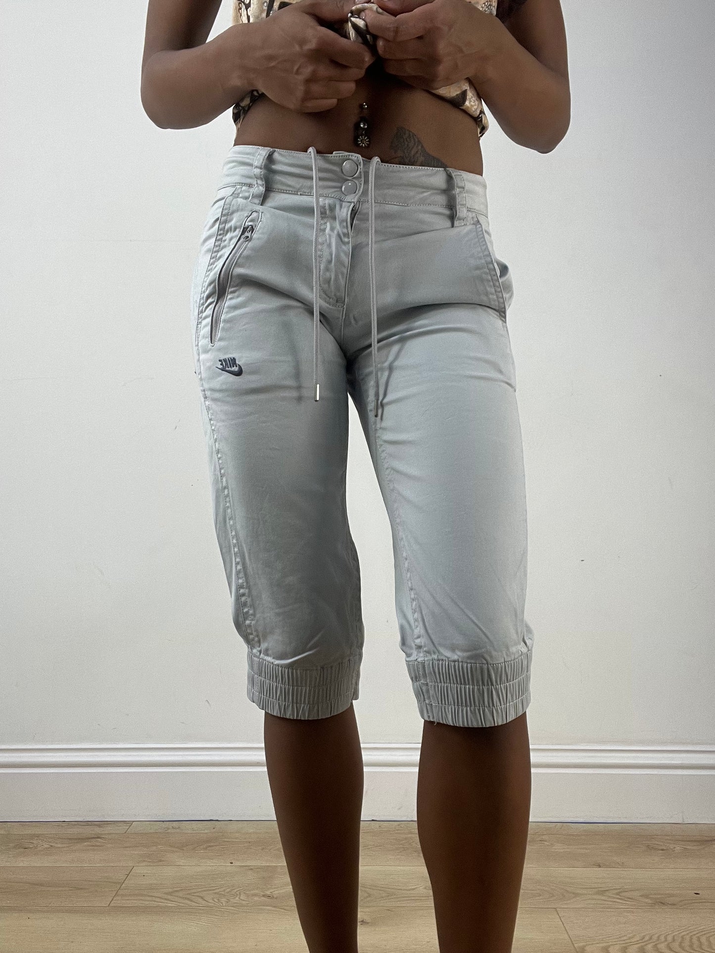 vintage edit thirty-three | extra small grey nike cargo capris