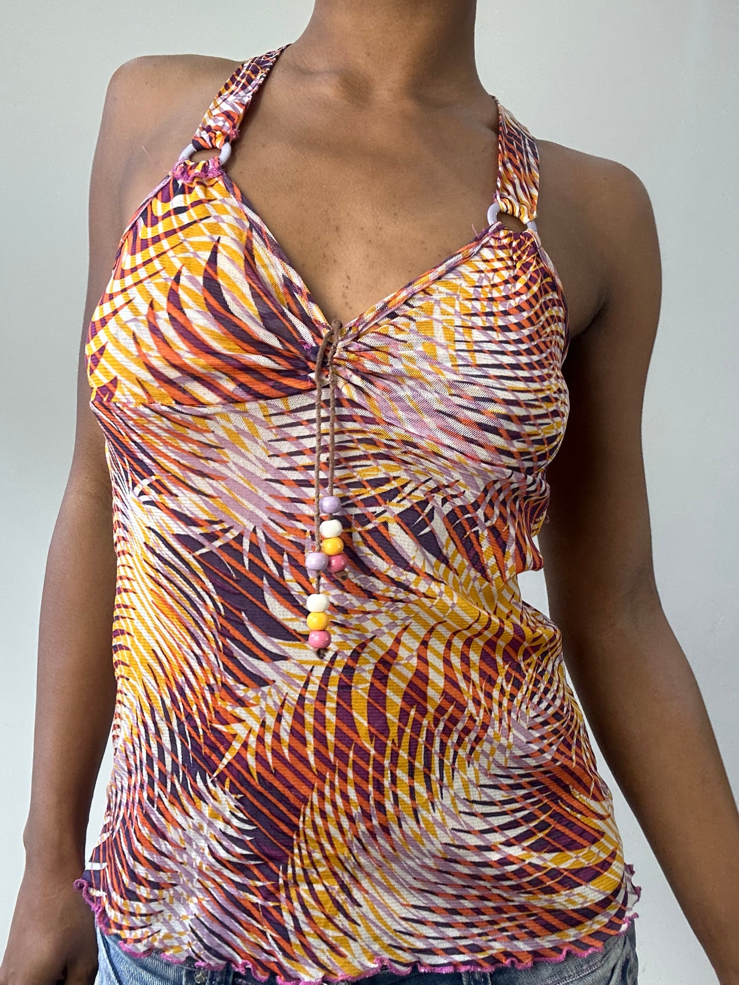 BEST PICKS | extra small purple patterned top