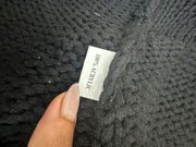 BEST PICKS | small black knit crochet hooded gilet