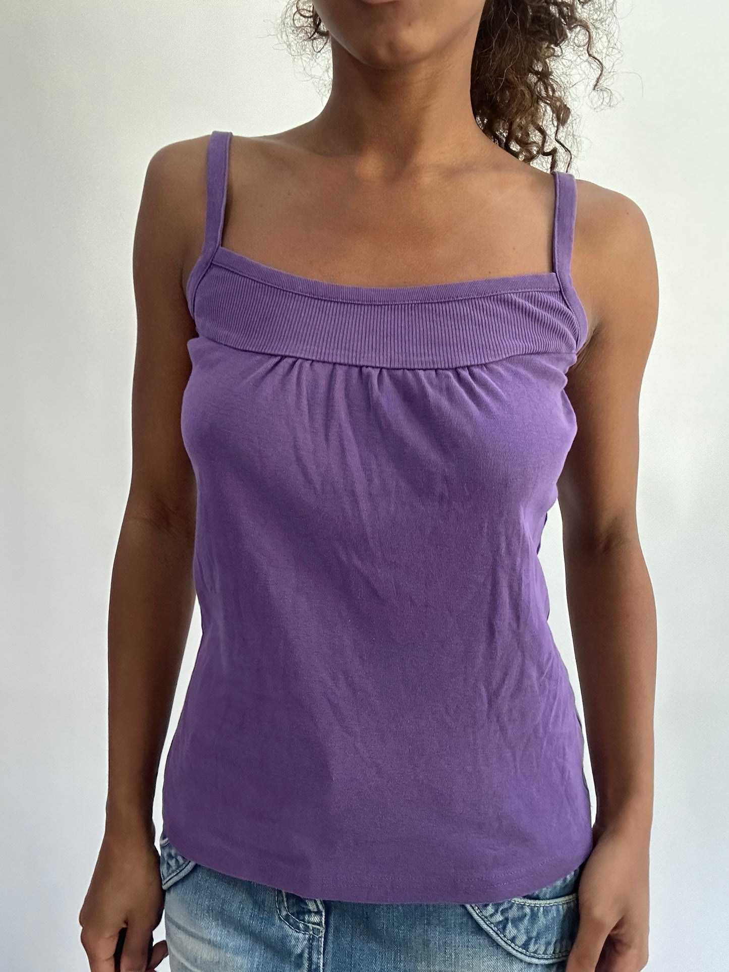 wag drop | small purple terranova ribbed cami top