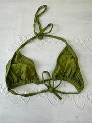 festival drop | Pequeno roupa de bikini verde para mulheres