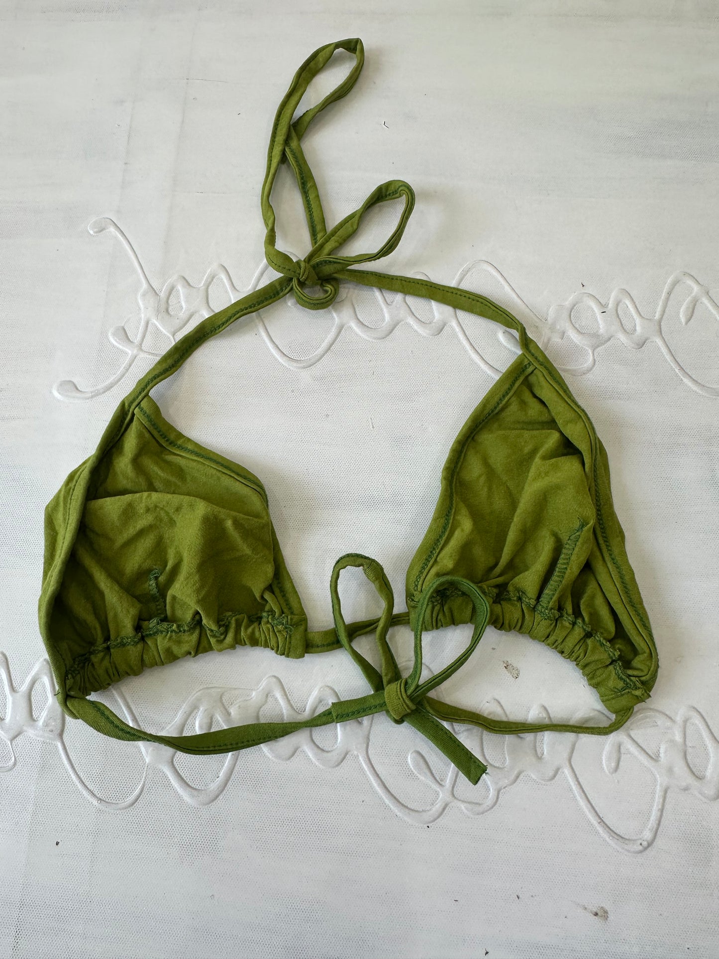 festival drop | small lime green bikini top