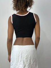 💻 athleisure editar | extra pequeño negro nike cropped top