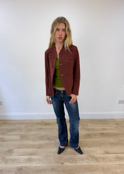 small red jacket