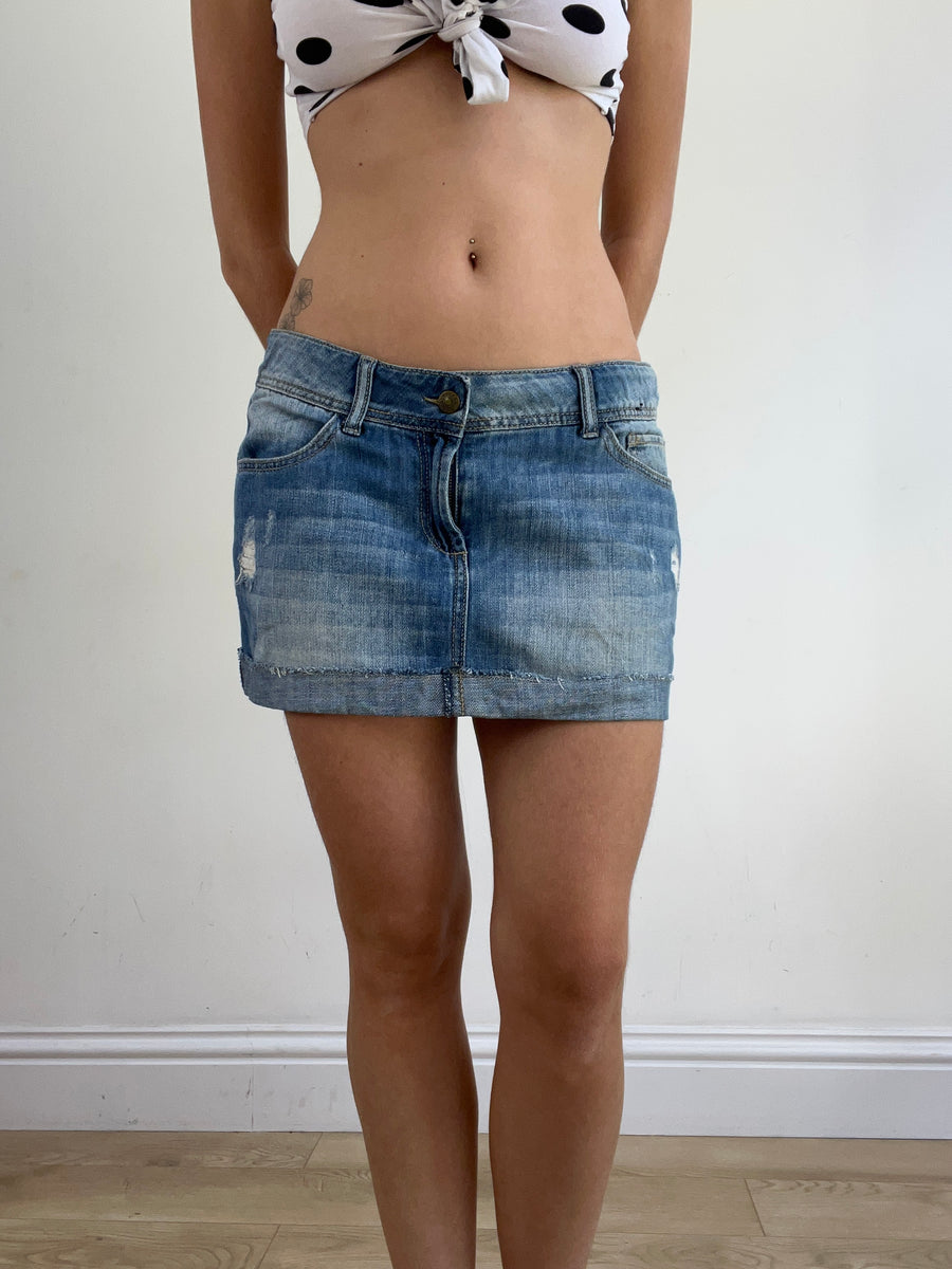 summer edit | small blue denim sisley skirt
