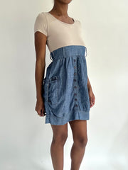 summermaxxing drop | small blue orsay denim mini dress