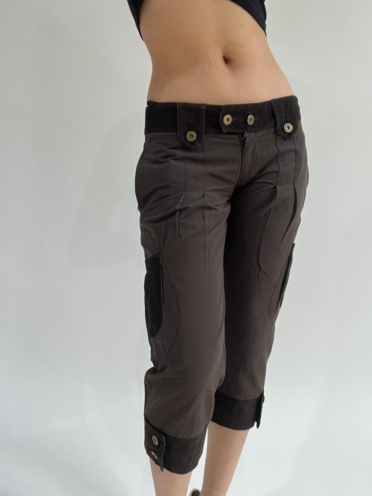 ‼️ | dark chocolate pocket detail style shorts