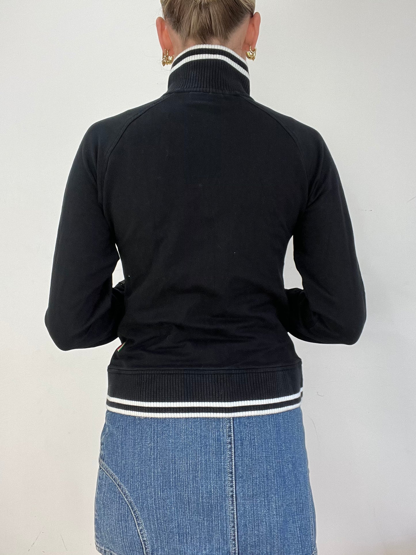 vintage edit fourteen | medium black ferrari zip up jumper