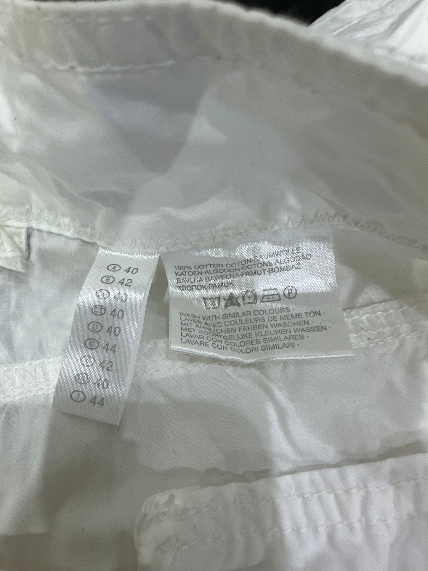 winter edit | medium white yessica cargo trousers