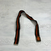 COCONUT GIRL DROP | orange and khaki striped belt