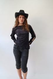 Western Edit | kleine schwarze dolce and gabanna Langarmshirt