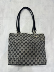 BEST PICKS | grey letter monogram shoulder bag