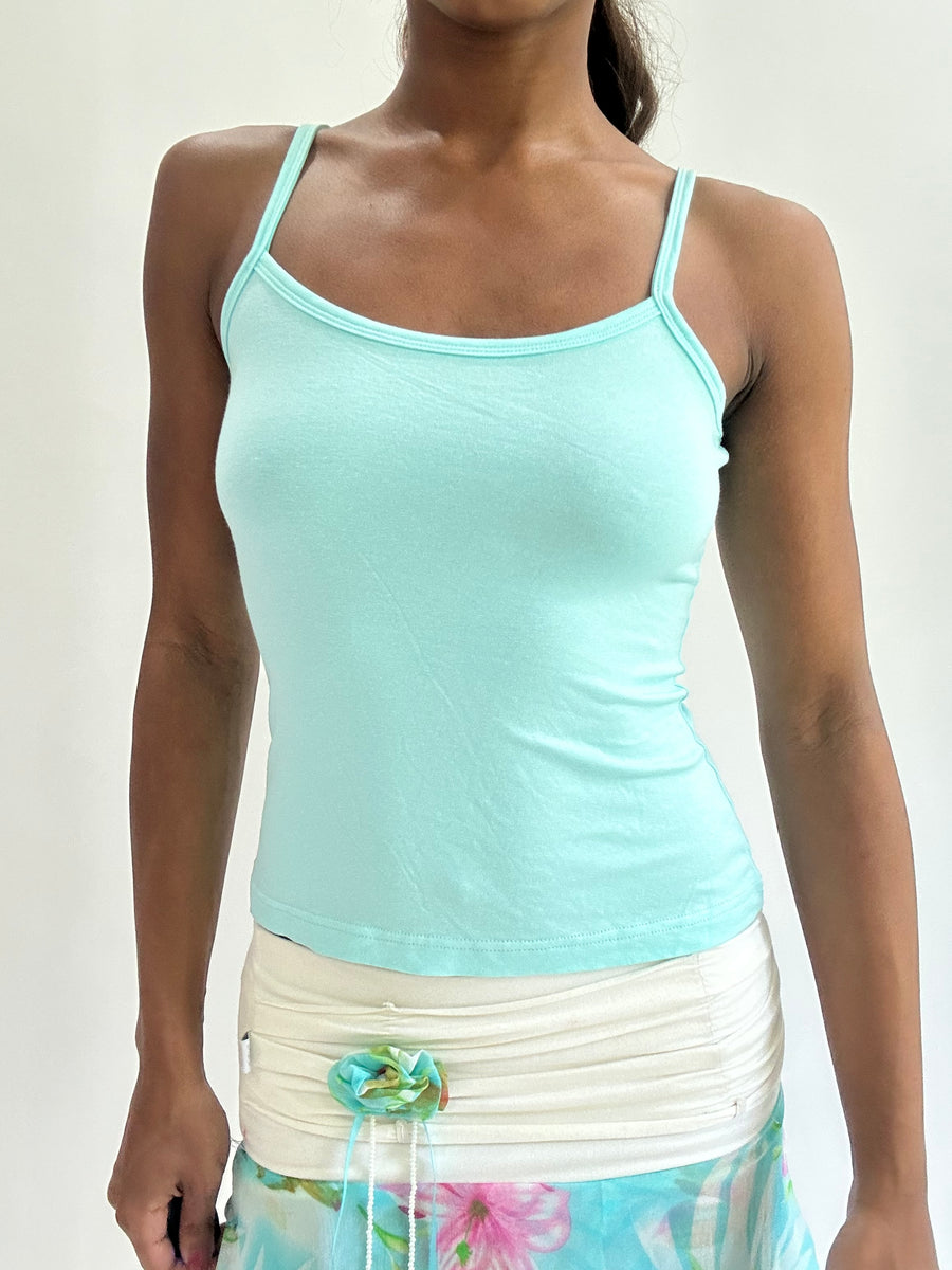 💚colourmaxxing drop | small blue cami top