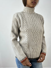 BEST PICKS | medium beige knit turtleneck jumper