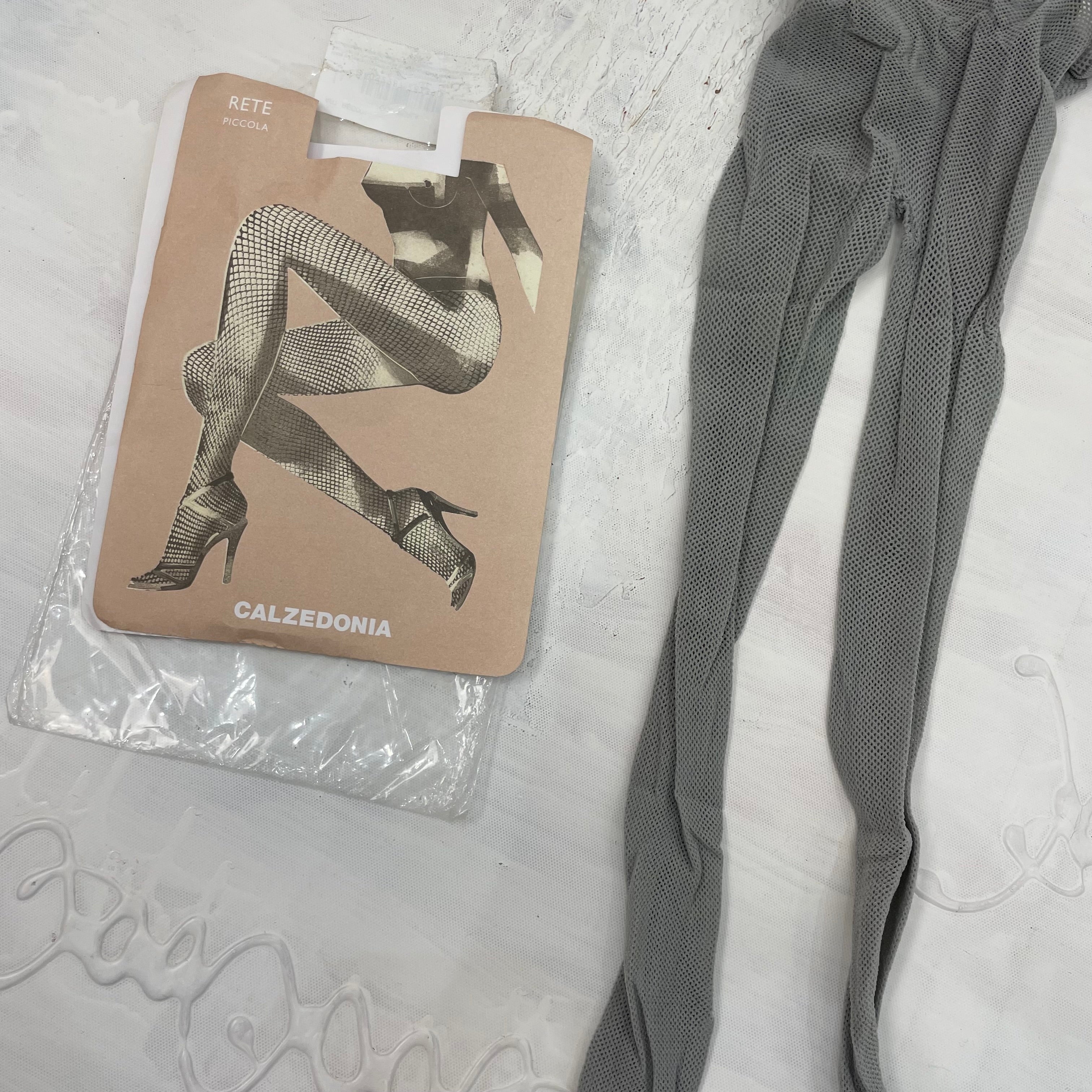 MOB WIFE DROP | grey calzedonia fishnet tights – remass