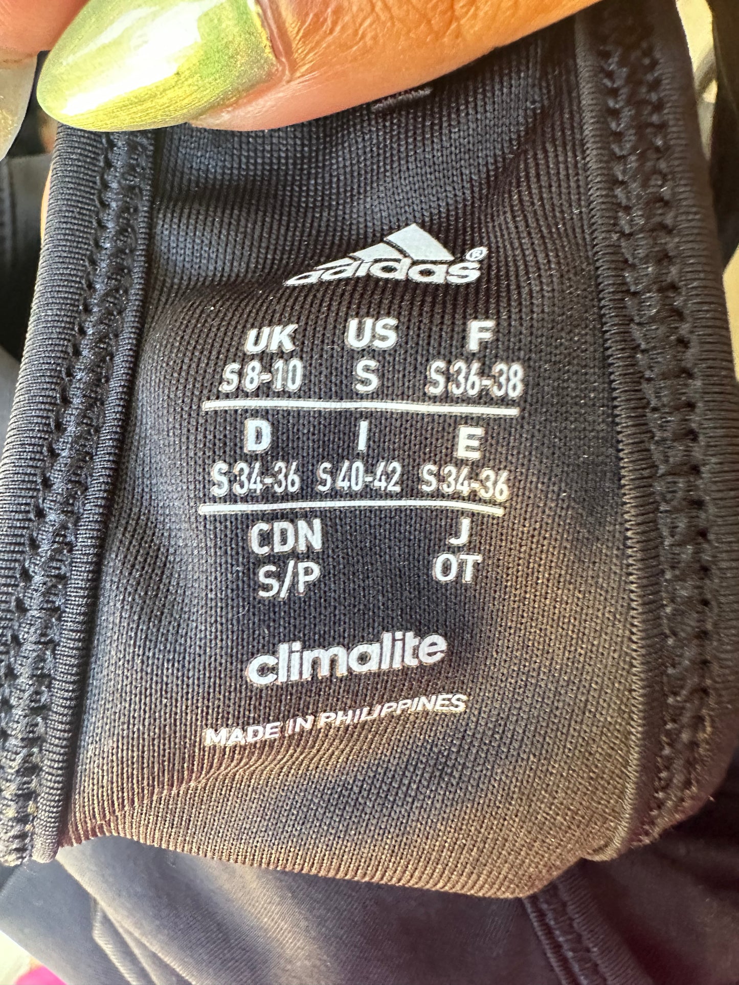 wag drop | small black adidas fitted cami vest top
