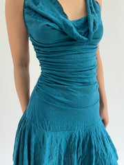 ‼️ small blue sleeveless dress