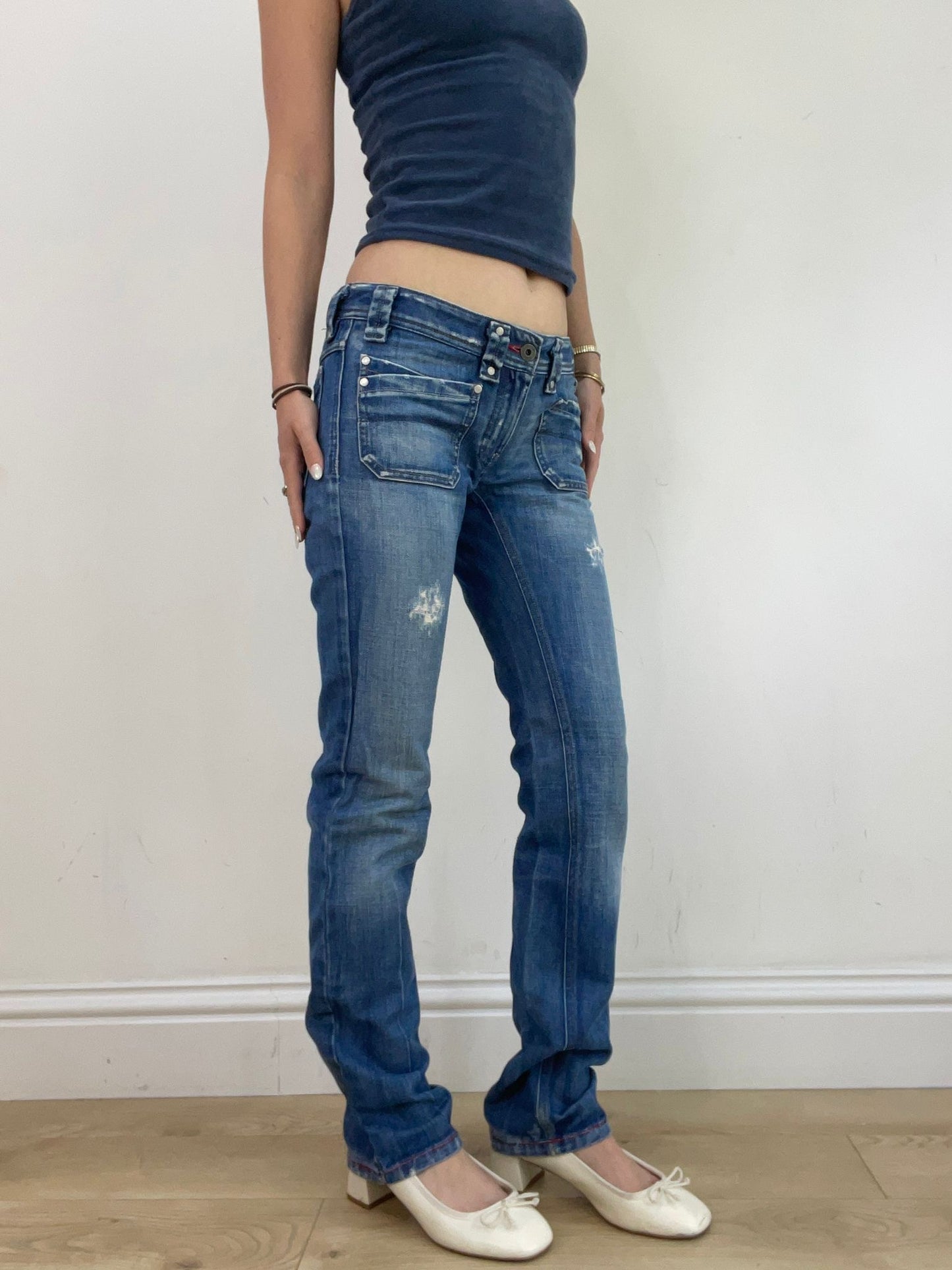 vintage edit twenty-two | small blue diesel denim jeans