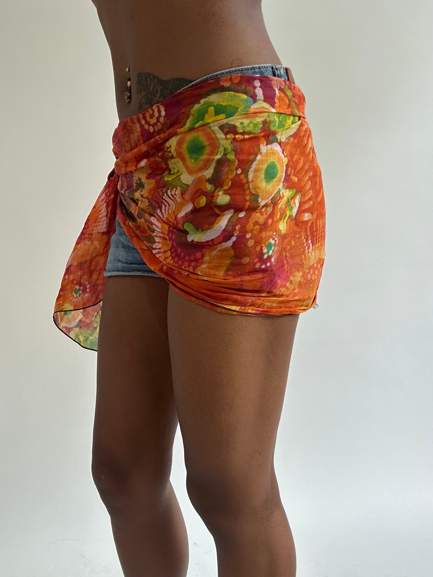 BEST PICKS | orange tie dye scarf