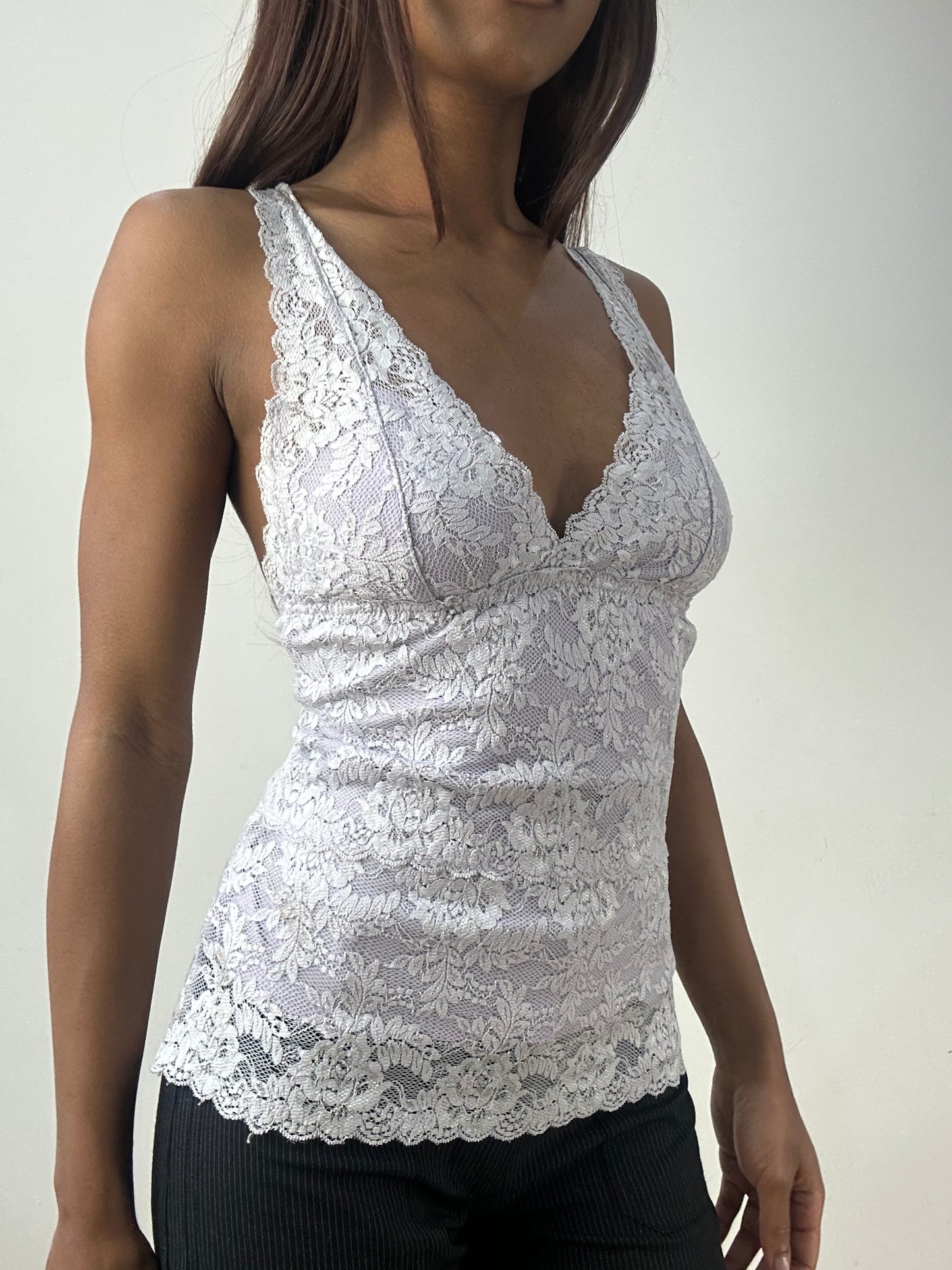 BEST PICKS | small lilac lace cami top
