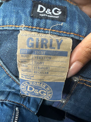 vintage edit thirty-five | medium blue dolce and gabbana denim jeans