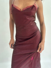wedding guest drop | Pequeno vermelho kookai Vestido de Midi Overlay