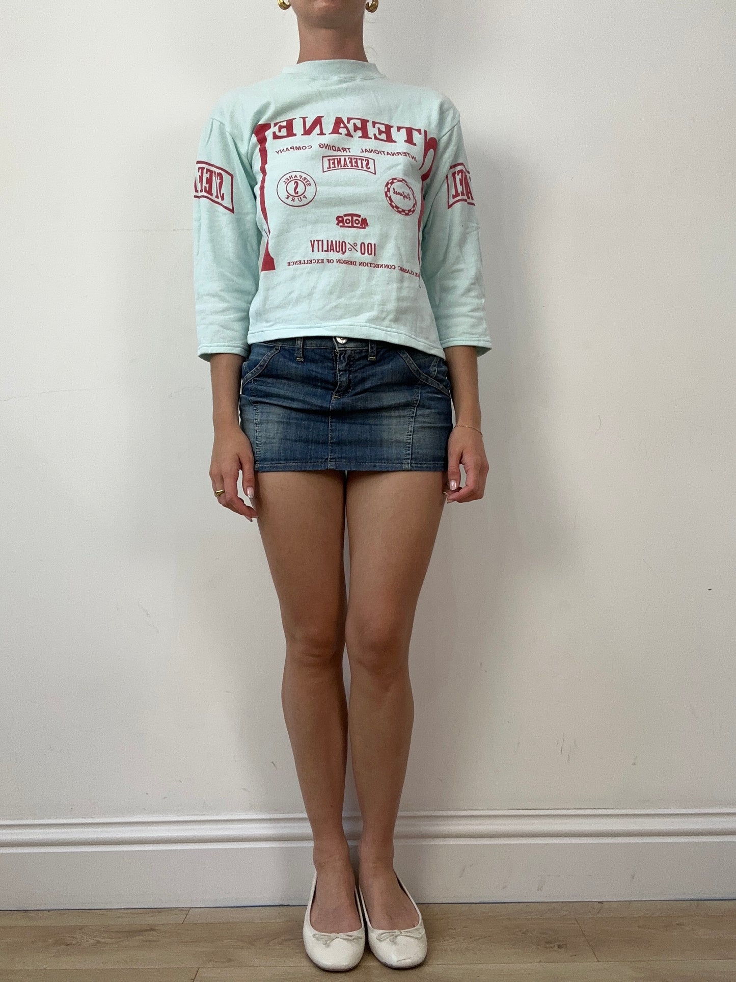 💻‼️ xxs blue stefanel jumper