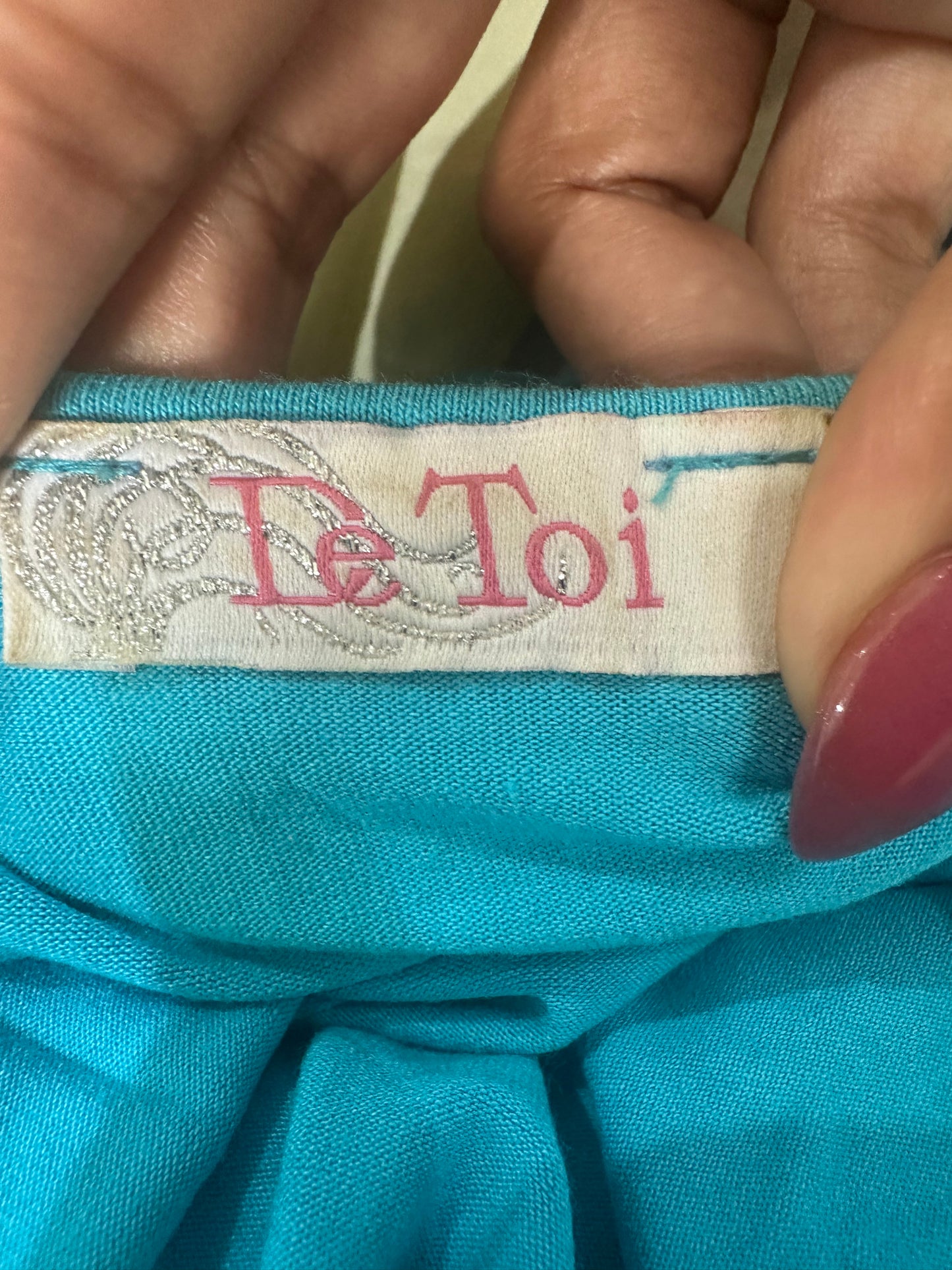 colourmaxxing drop | small blue bolero style bandeau top